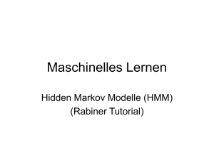 Hidden-Markov Modelle