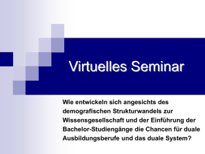 Virtuelles Seminar