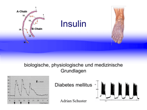 Insulin & Diabetes mellitus