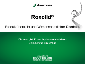 Roxolid - Straumann