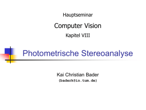 Photometrische Stereoanalyse