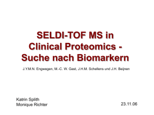 SELDI-TOF MS in Clinical Proteomics