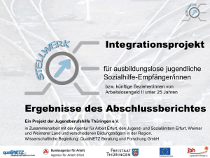 PowerPoint-Präsentation - Jugendberufshilfe Thüringen e.V.