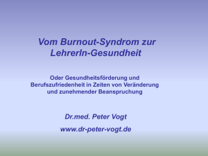 (Dr. Peter Vogt) als *-Präsentation - Hans-Carossa