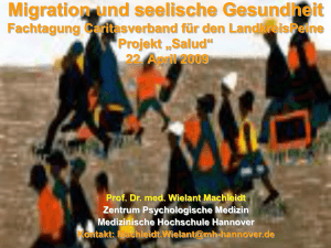 Migration und seeliche gesundheit - SALUD