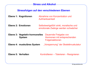 Stress und Alkohol - www.Bog
