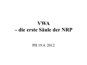 VWA-PPT - ARGE PuP Wien