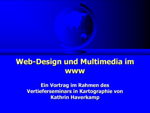 Web-Design und Mutimedia im www
