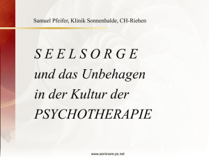 Powerpoint-Präsentation - Psychiatrie Psychotherapie und Seelsorge