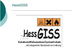 HessGiss - Arbeitsplattform