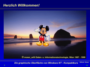 Die graphische Oberfl&Atilde;&curren;che von Windows NT