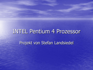INTEL Pentium 4 Prozessor