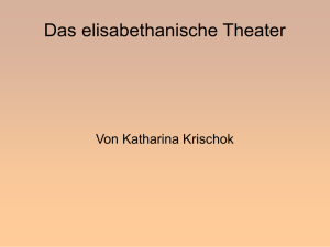 Das elisabethanische Theater