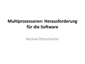 Multiprozessoren: Herausforderung für die Software