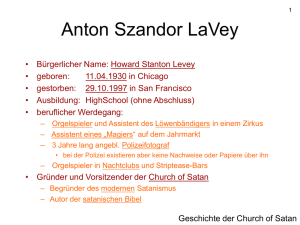 Anton Szandor LaVey