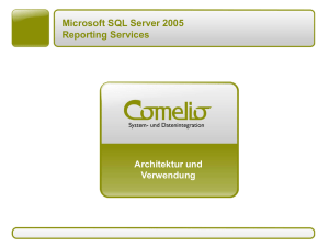 Introduction to Microsoft SQL Server 2000 Reporting Services