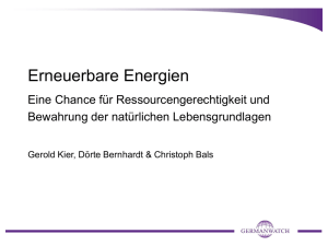 Erneuerbare Energien