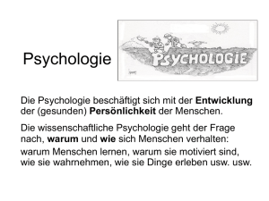 Geschichte der Psychologie