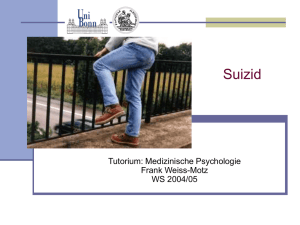 12.01.05, Suizid, F. Weiss-Motz