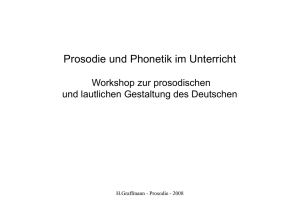 Präsentation Phonetik und Prosodie