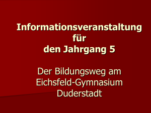 Powerpoint - Eichsfeld