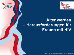 HIV and Ageing - Women for Positive Action
