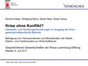 Andreas Boes (ISF M&uuml;nchen) Terra incognita IT-Industrie