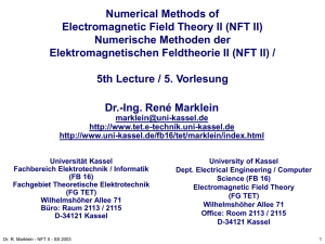 Lecture5 - Universität Kassel
