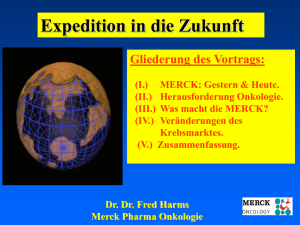 (I.) MERCK - Pharmazeutische Zeitung