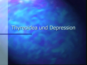 Thyreoidea und Depression
