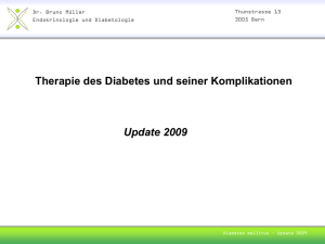 Diabetes mellitus 2 – Ein Update 2009