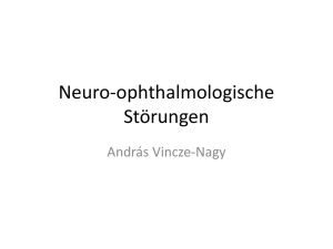 Neuro-ophthalmologische Störungen