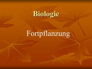 Was ist Fortpflanzung?