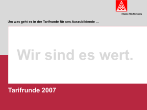 Um was geht es f&uuml;r uns Auszubildende in der Tarifrunde