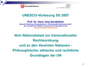 PowerPoint-Präsentation - UNESCO
