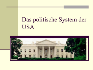 Das politische System der USA
