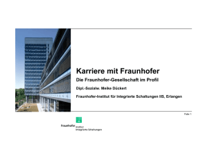 Die Fraunhofer-Gesellschaft