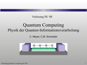 Quantum Computing