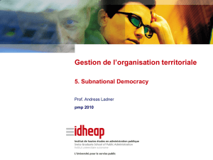 5. Subnational Democracy