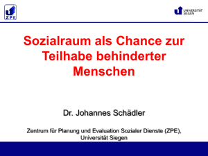 Präsentation Dr. Johannes Schädler