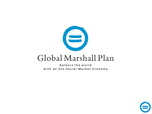 Grenzen des Wachstums - Global Marshall Plan