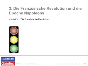 Die Französische Revolution und die Epoche Napoleons