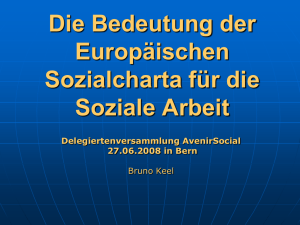 Europarat - AvenirSocial