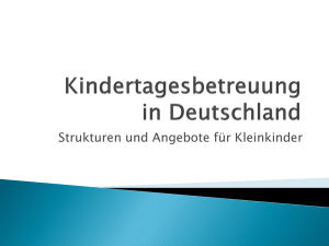 Kindertagesbetreuung in Deutschland