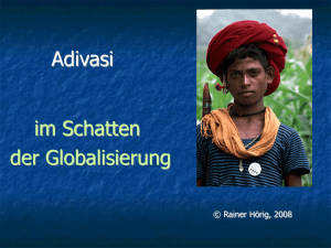 Adivasi im Schatten der Globalisierung - Adivasi