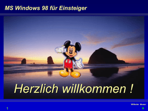 MS Windows 98 für Einsteiger