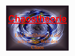 Chaostheorie - Ernst-Reuter