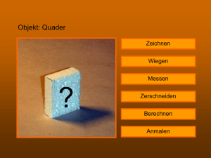 Objekt: Quader