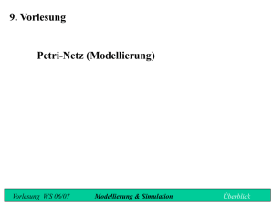 Vorlesung Modellierung & Simulation 6. Petri