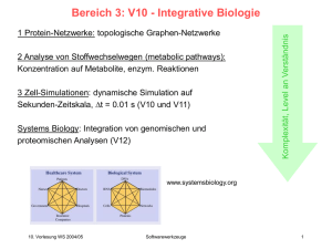 SW-V10-Systembiology.. - Chair of Computational Biology